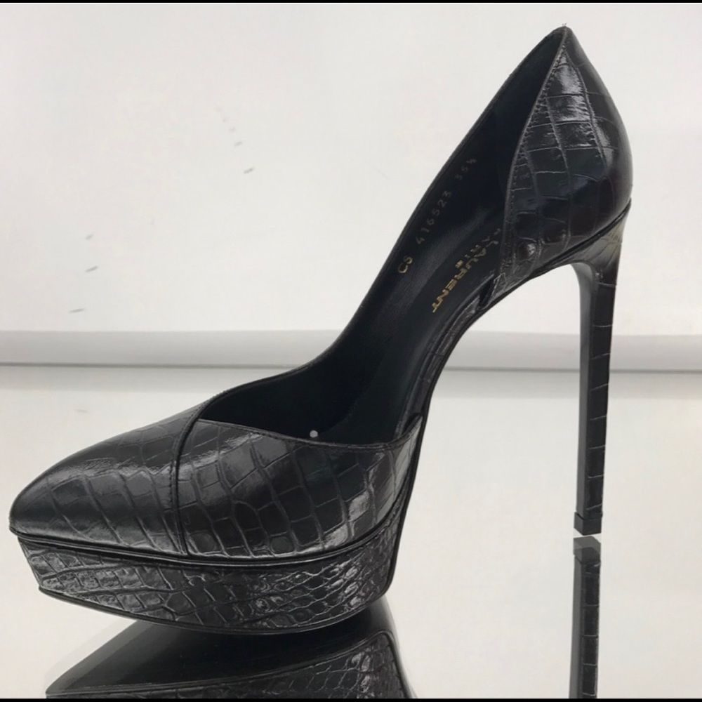 Saint Laurent Crocs Janis Pump
